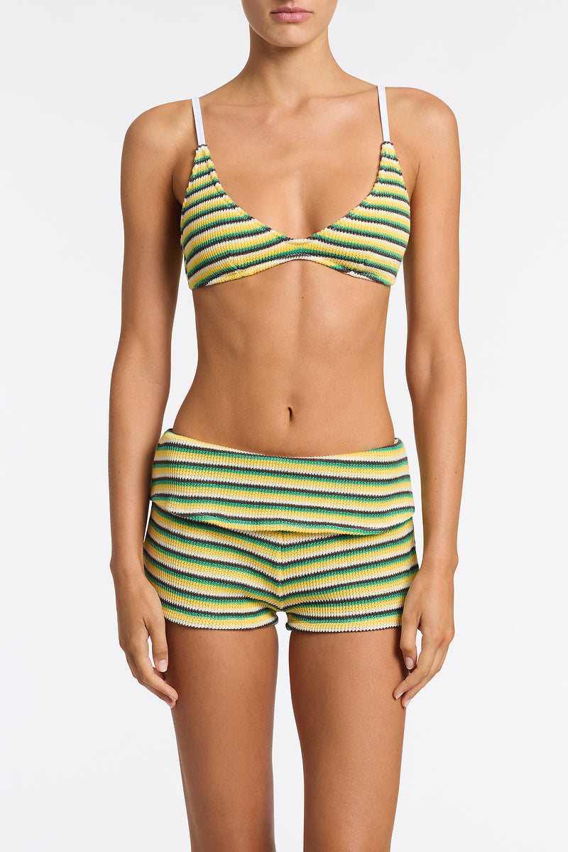 ELLI - LEMONADE Crochet Stripe Short - Image 4