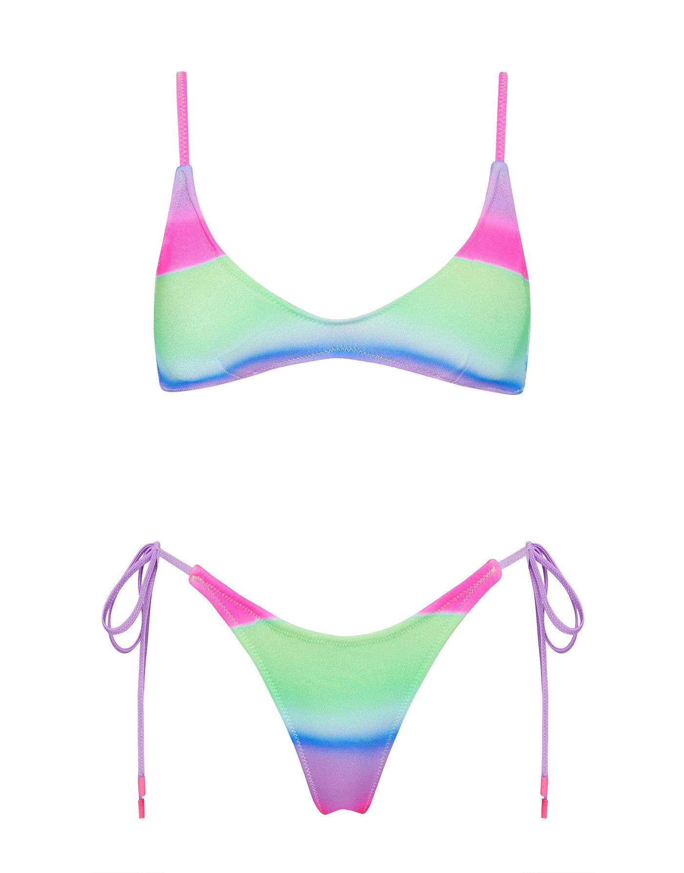 MAIA - PADDLE POP OMBRE Scoop Bikini Set - Image 7