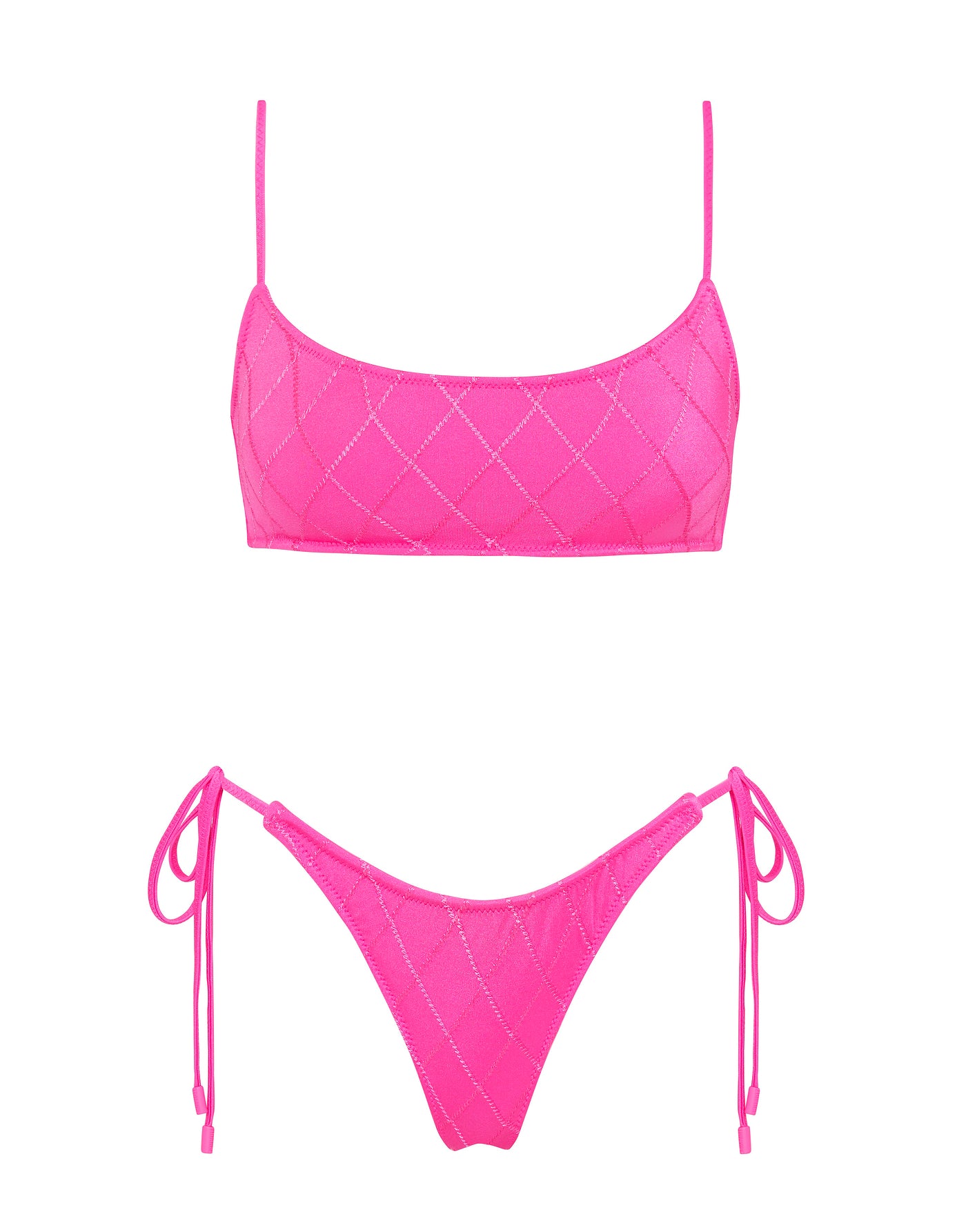 MICA - POMEGRANATE Pink Crop Bikini Set - Image 7